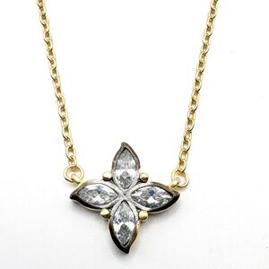 New Freida Rothman Fleur Bloom Petal Pendant Sterling Silver Necklace